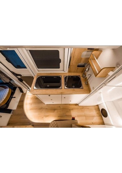 Karavan ve Tekneler Için Kapaklı Evye modelleri