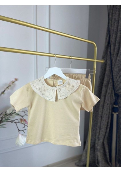 2li Etekli Şort Kız Takımı Pamuklu fiyatları