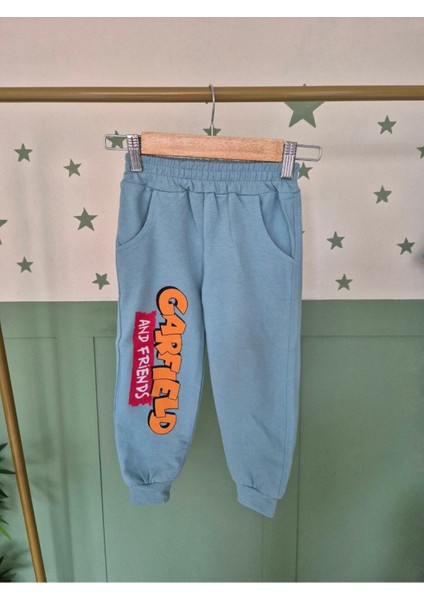 Kısa Kollu Garfield Baskılı Eşofman Takımı Şapka Hediyeli modelleri