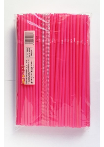 İnce Pipet Körüklü Renkli 600'LÜ Pipet