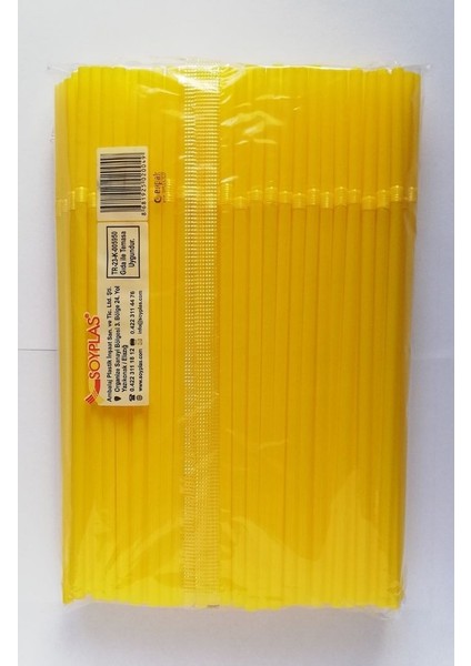 İnce Pipet Körüklü Renkli 600'LÜ Pipet