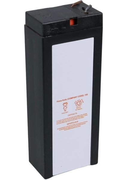 4V 1A Kuru Bakımsız Akü Işıldak El Feneri Aküsü