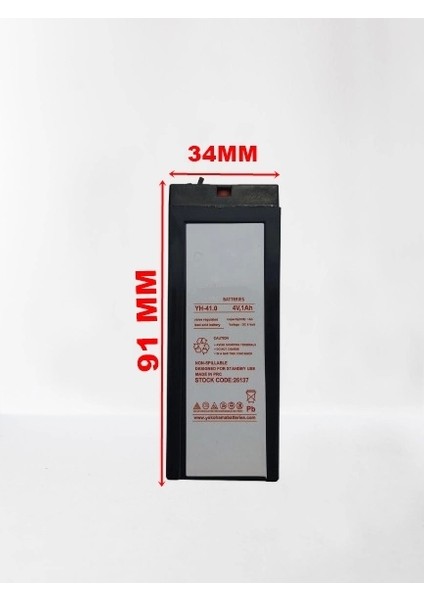 4V 1A Kuru Bakımsız Akü Işıldak El Feneri Aküsü fiyatları