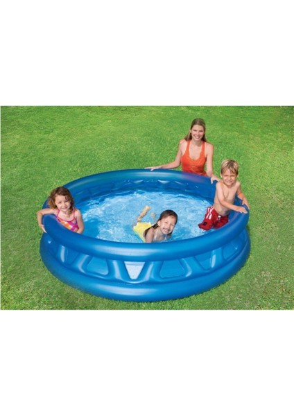 Intex Mavi kaydıraklı oyun seti havuz ve top seti, pompa dahil, eğlenceli yaz aktivitesi fiyatları