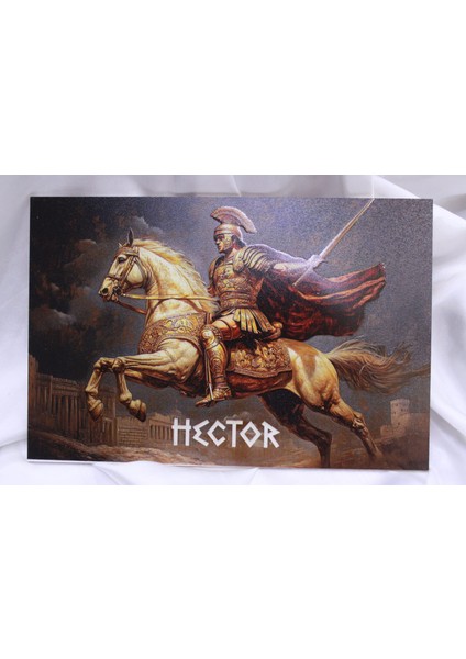 Truva Serisi 4'lü Ahşap Retro Poster 18 cm x 27 cm fırsatları