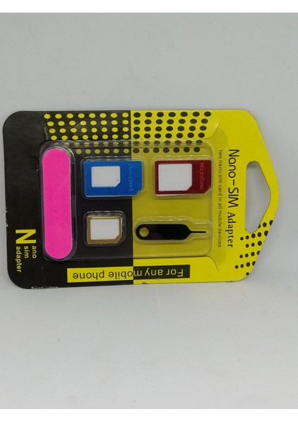 Nano Sim Micro Sim ve Normal Sim