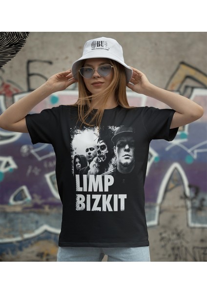 'limp Bizkit – Band‘ Baskılı 'regular-Fit' Unisex Tişört