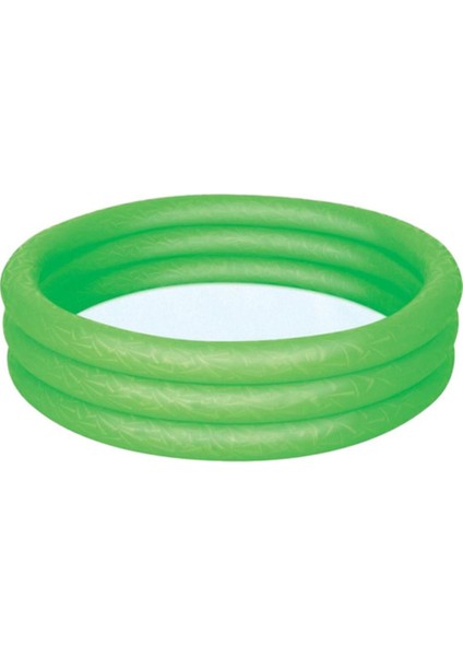 Bestway Renkli 3 Halkalı Havuz, 122x25 cm, pompa hariç, eğlenceli yaz ayları için ideal