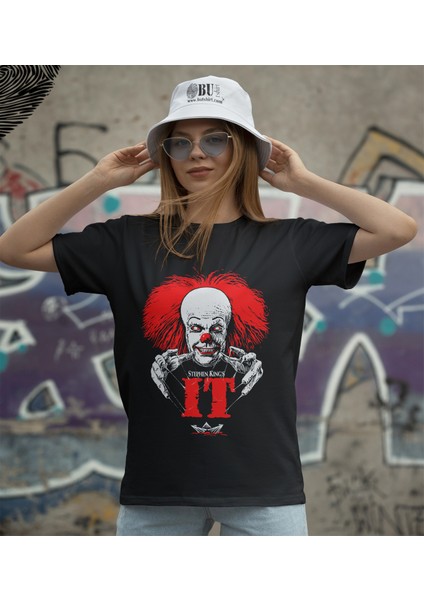 'stephen King – It - 'o‘ Baskılı 'regular-Fit' Unisex Tişört