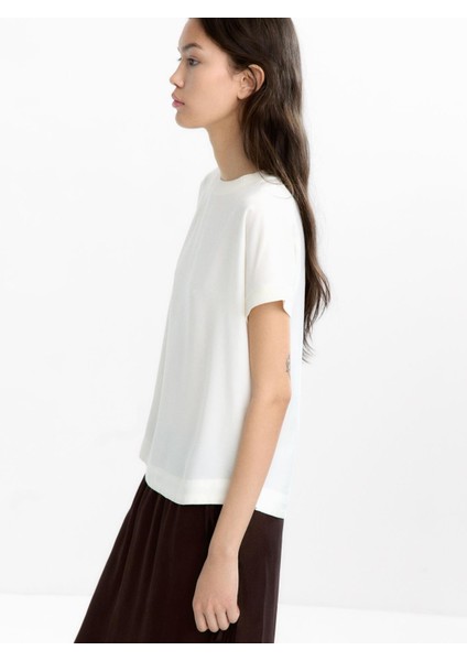 Fitilli Yaka T-Shirt modelleri