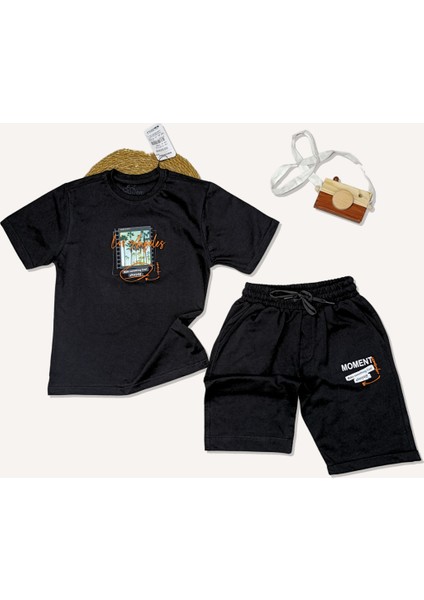 Sırt Baskılı Şort T-Shırt Ikili Takım fiyatları