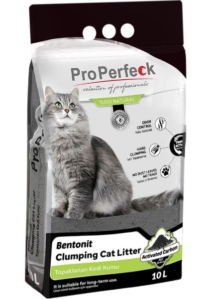 Aktif Karbonlu Kedi Kumu 10 Lt