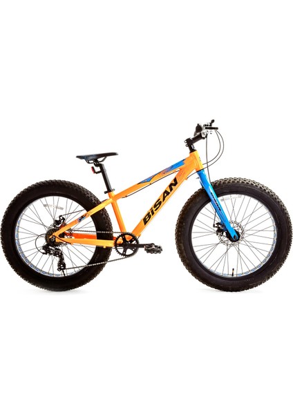 Skater ürün rengi: neon turuncu kadro: 13" - 33 cm vites: 1x7 vites tekerlek: 24" çocuk bisikleti fat bike