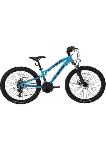 Kdx 2800 disk fren ürün rengi: açık mavi kadro: 30 cm vites: 3x7 vites tekerlek: 24" çocuk bisikleti