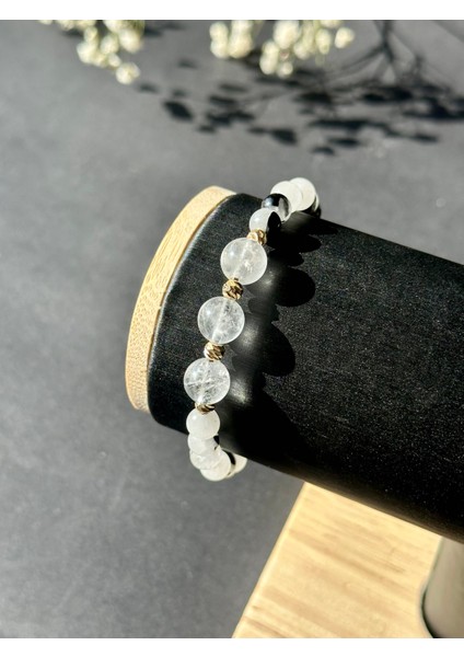 Turmalin - Kristal Kuvars Doğal Taş Bileklik . - No.3 fiyatları