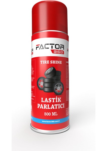 Factor 360 LASTİK Parlatıcı 500 ml