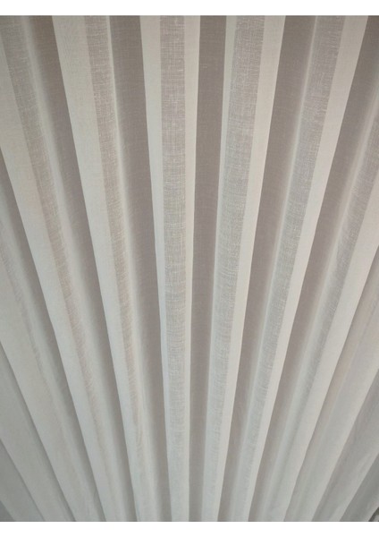 Bambu Foldet Keten Tül Perde 1'3 Sık Pileli modelleri