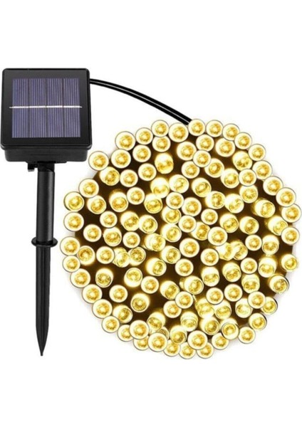 10 Metre 100'lü LED Solar Enerjili Işık Bahçe Işıklandırmak Için Lamba Dış Mekan Için Uygun Güneş Enerjili Aydınlatma Piknik Kamp Tatil Için Bahçe, Havuz Kenarı Aydınlatması SLR-100L