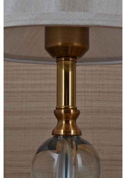Elementer Bronz Çift Abajur