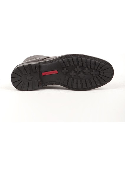 Erkek Bağcıklı Comfort Casual Bot Gerçek Deri Hj 17715 M Kahverengi