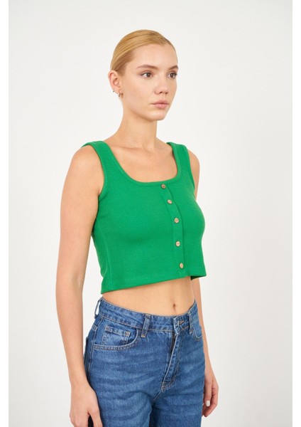 Çizgi Detaylı Askılı Kaşkorse Crop fiyatları