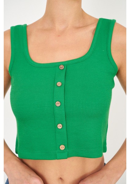 Çizgi Detaylı Askılı Kaşkorse Crop fırsatları