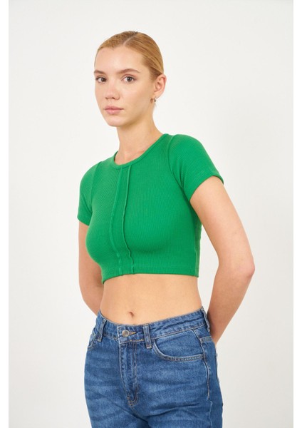 Çizgi Detaylı Kaşkorse Crop modelleri