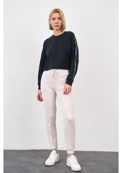 Bisiklet Yaka Kolu Pullu Modal Bluz fiyatları