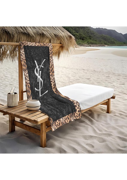 Dekoratif Modern Desenli Plaj Deniz Havlusu Peştamal 80 x 160 cm LU x 76