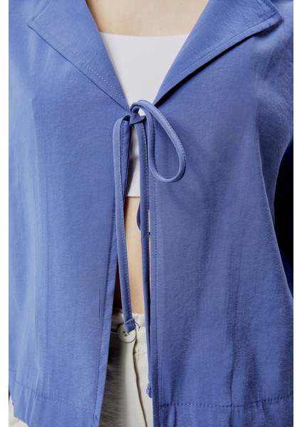 Indigo Salaş Kesim Bağlama Detaylı Gömlek modelleri