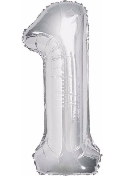 Gümüş Rakam Folyo Balon Yaş Gümüş Balon 34'' 76 cm Sayı Balon Uçan Balon Helyum Balon modelleri