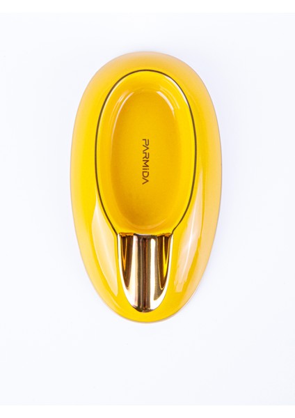 Sarı-Gold Porselen Tekli Puro Küllüğü