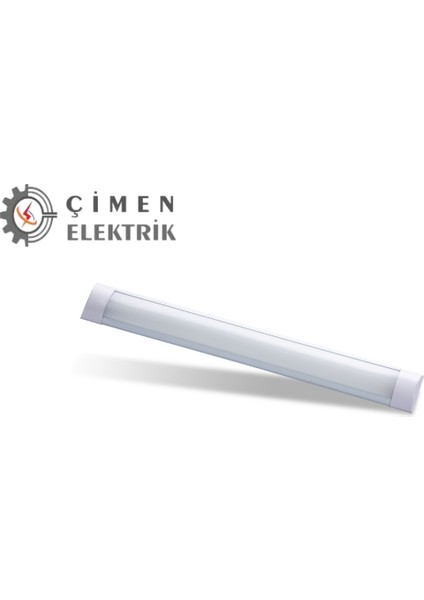 10 Adet Noas YL98 6000 20W LED Bant Armatür 6400K Beyaz Işık