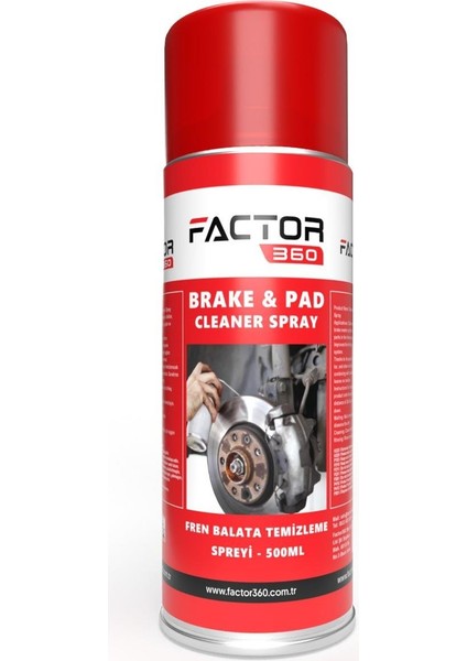 Factor 360 FREN Balata Temizleyici 500 ml