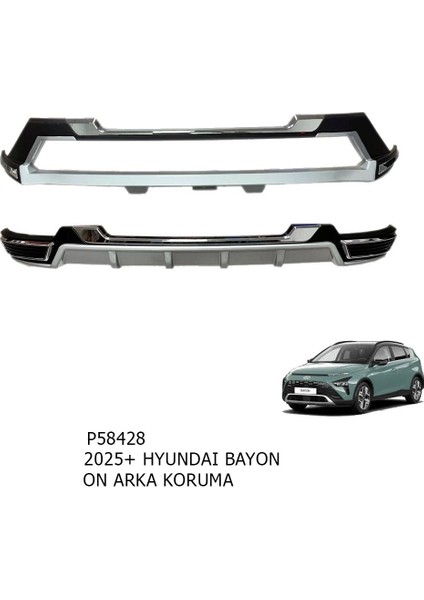 Hyundai Bayon Ön Arka Koruma 2025+ Sonrası Uyumlu