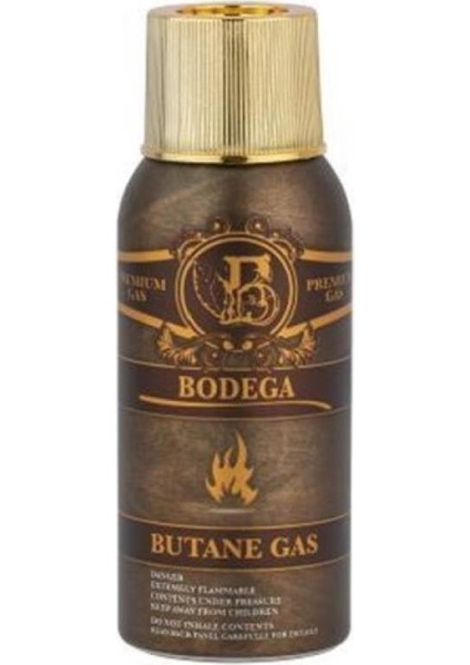 Siyah Üç Torch Çakmak ve Bodega Premium Gazli Bütan Gaz 100ML Seti