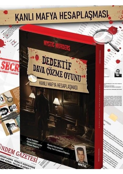 Dedektif Vaka Çözme Oyunu Kanlı Mafya Hesaplaşması Davası