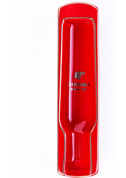 Kırmızı Porselen Tekli Puro Küllüğü