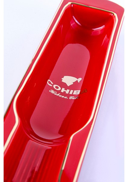 Kırmızı Porselen Tekli Puro Küllüğü fiyatları