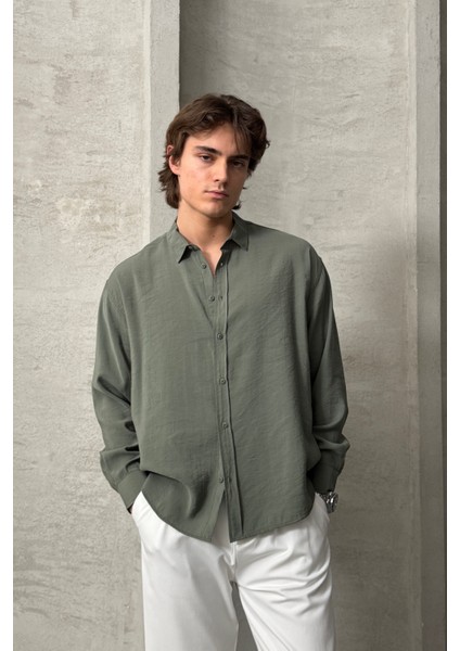 Erkek Oversize Modal Gömlek fırsatları