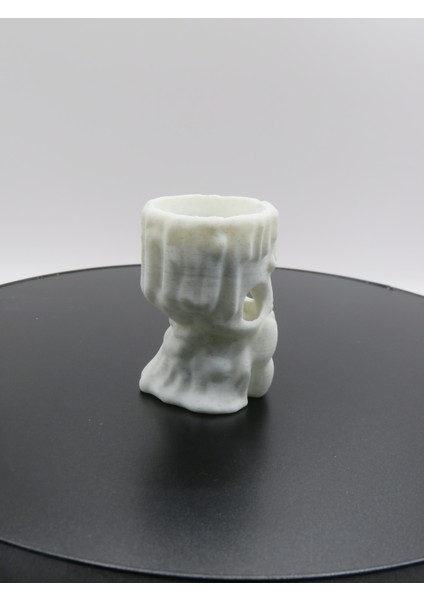 Hayalet Figürlü Tealight Mumluk – Korku Temalı Dekoratif Mumluk + Mum Dahil