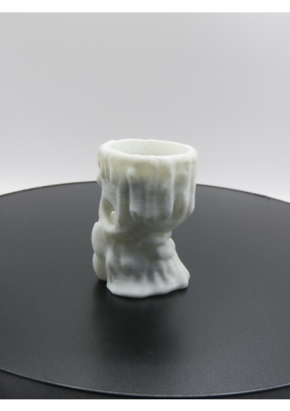 Hayalet Figürlü Tealight Mumluk – Korku Temalı Dekoratif Mumluk + Mum Dahil