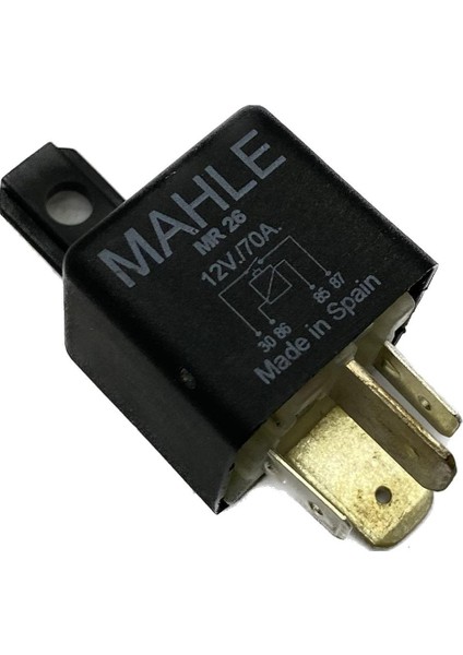 12V Röle 4 Uçlu 70 A (2 Uç Küçük / 2 Uç Büyük) (6.3 mm / 9.5 Mm)