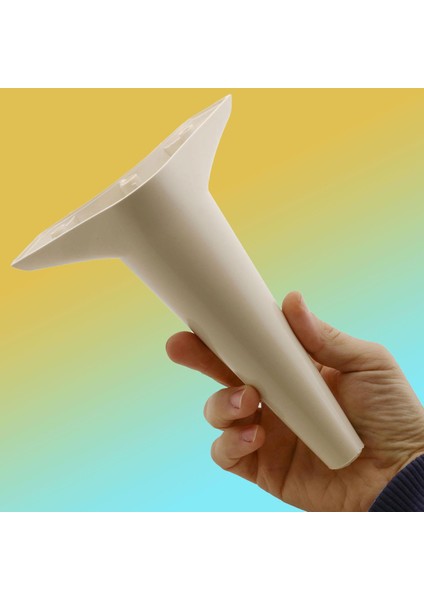 Mobilya Kanepe Sehpa Tv Ünitesi Koltuk Ayağı 24 cm Krem Baza Ayak 4 Adet indirimleri