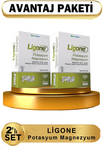 Potasyum, Magnezyum 60 Kapsül 2li ( Avantajlı Paket )