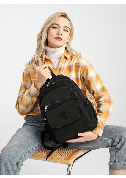 Orta Boy Kadın Sırt Çantası Smart Bags Krinkıl Kumaş 1187 indirimleri