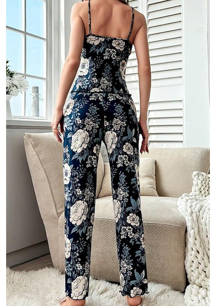 Kadın Askılı Pijama Takımı Flower fiyatları