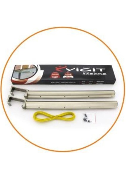 Kare Küpeşte Alüminyum Balkon Çamaşır Kurutmalık 80X30 mm