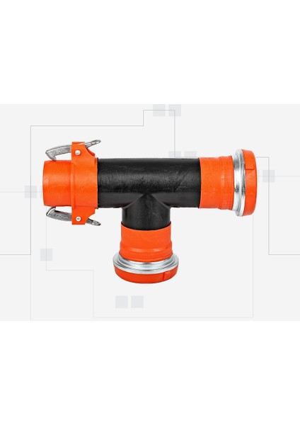 Mandallı Yağmurlama Te 125X110 Ekleme Bağlantı