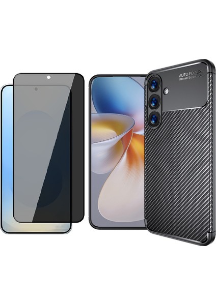 Samsung Galaxy A36 Kılıf Negro Silikon Kapak + Hayalet Ekran Koruyucu